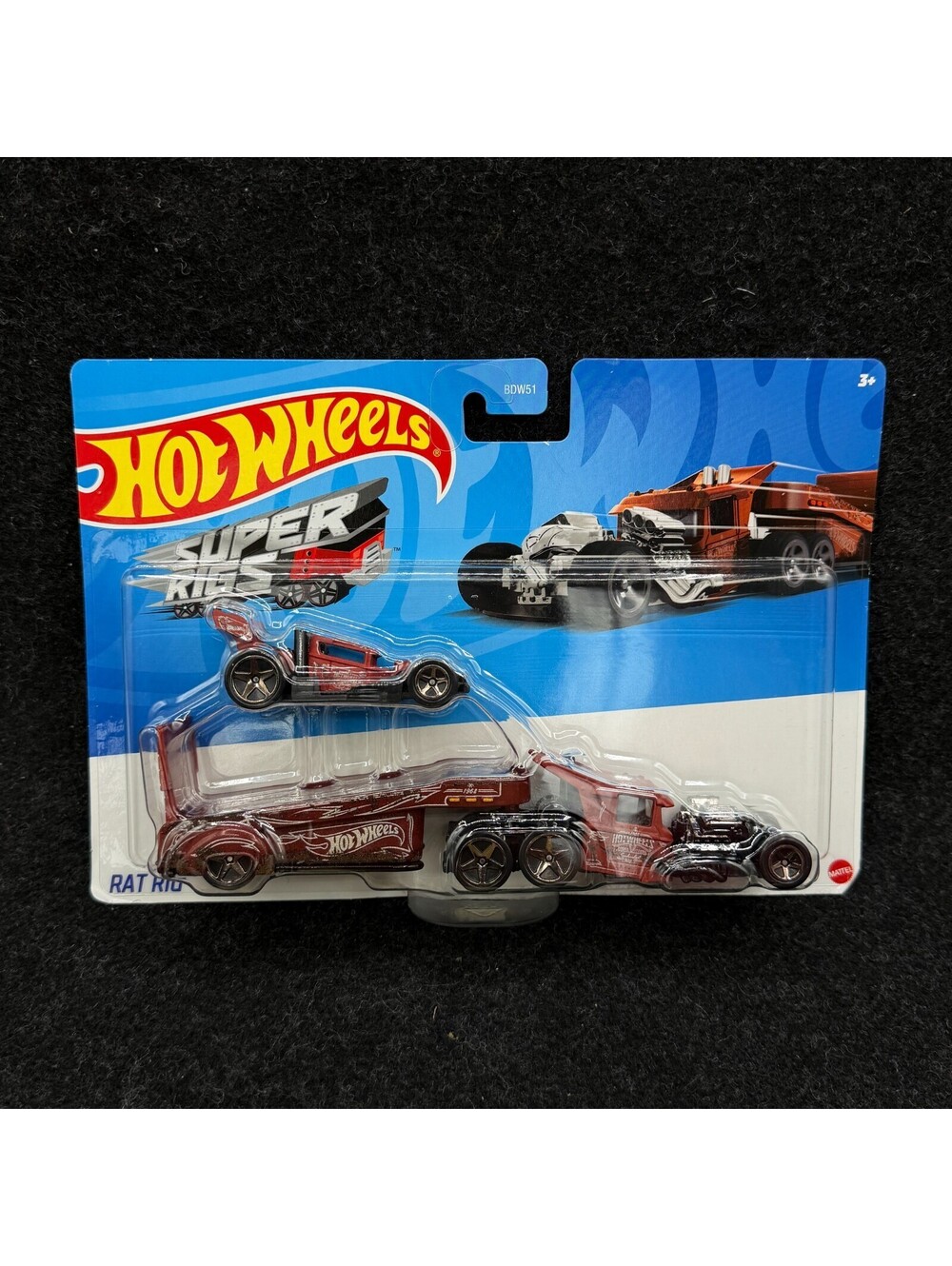 2021 Hot Wheels Super Rigs Truck Rat Rig 1:64 Semi